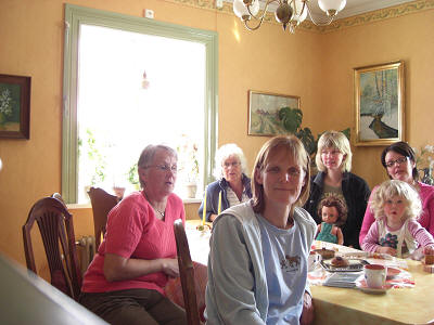 Jag, Kerstin, Camilla, Rosa med Molly i knt och Helena frmst