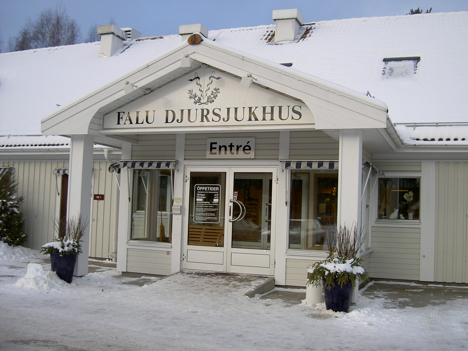 Falu Djursjukhus entr